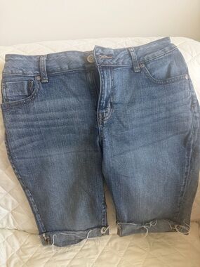 Maurices Washed Blue Shorts